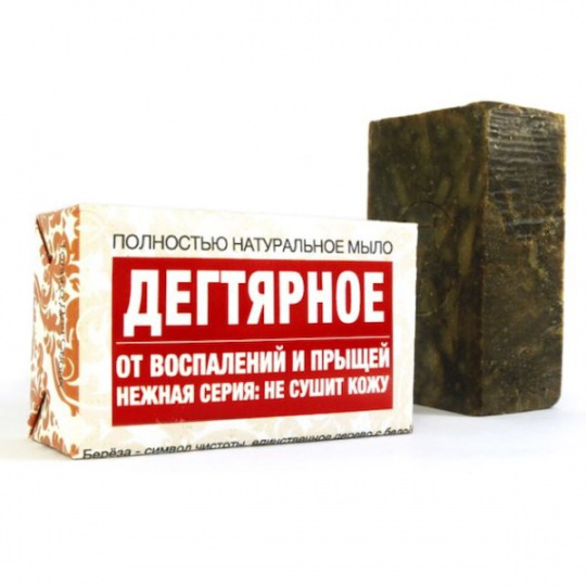 Мыло Дегтярное: природное оздоровление 150гр