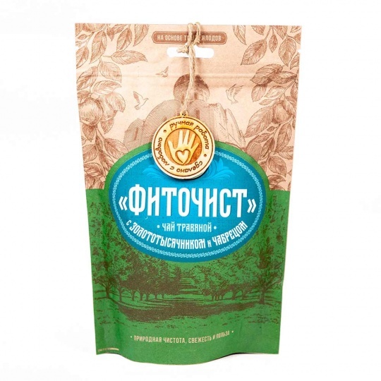 Травяной чай «Фиточист» с золототысячником и чабрецом