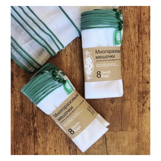 МНОГОРАЗОВЫЕ ЭКОМЕШОЧКИ ДЛЯ ФРУКТОВ И ОВОЩЕЙ, 1 ШТ
