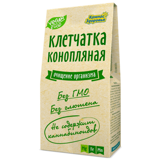 КЛЕТЧАТКА КОНОПЛЯНАЯ "КОМПАС ЗДОРОВЬЯ" 150 Г