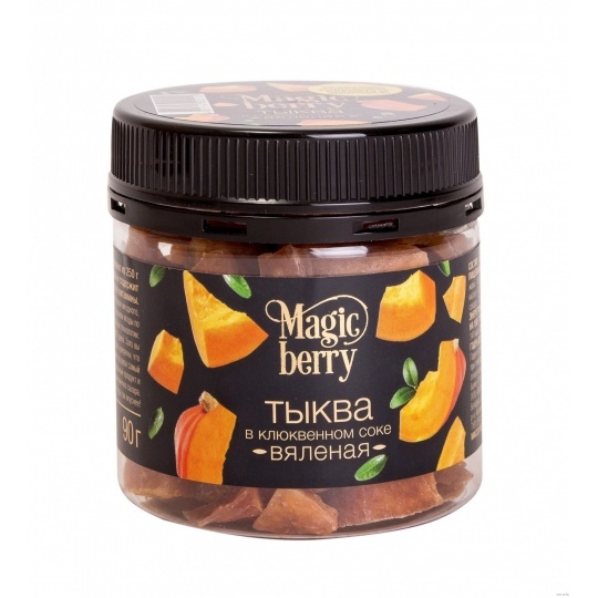 Тыква вяленая в клюквенном соке "Magic Berry" (90 г)