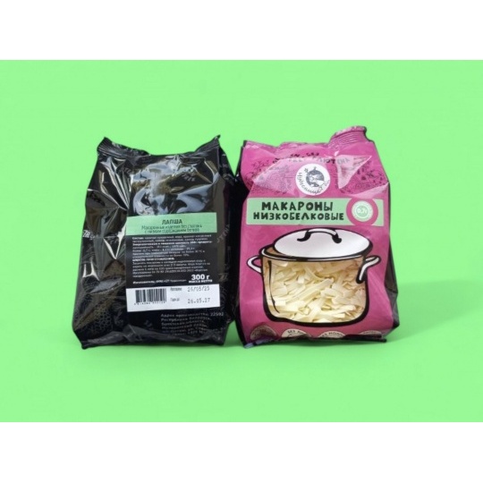 Макароны безбелковые лапша "Чудесница", 300 г