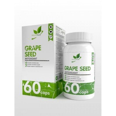 Grape Seed (экстракт виноградных косточек) Naturalsupp, 250 мг, 60 капсул